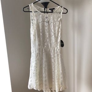 White lace dress